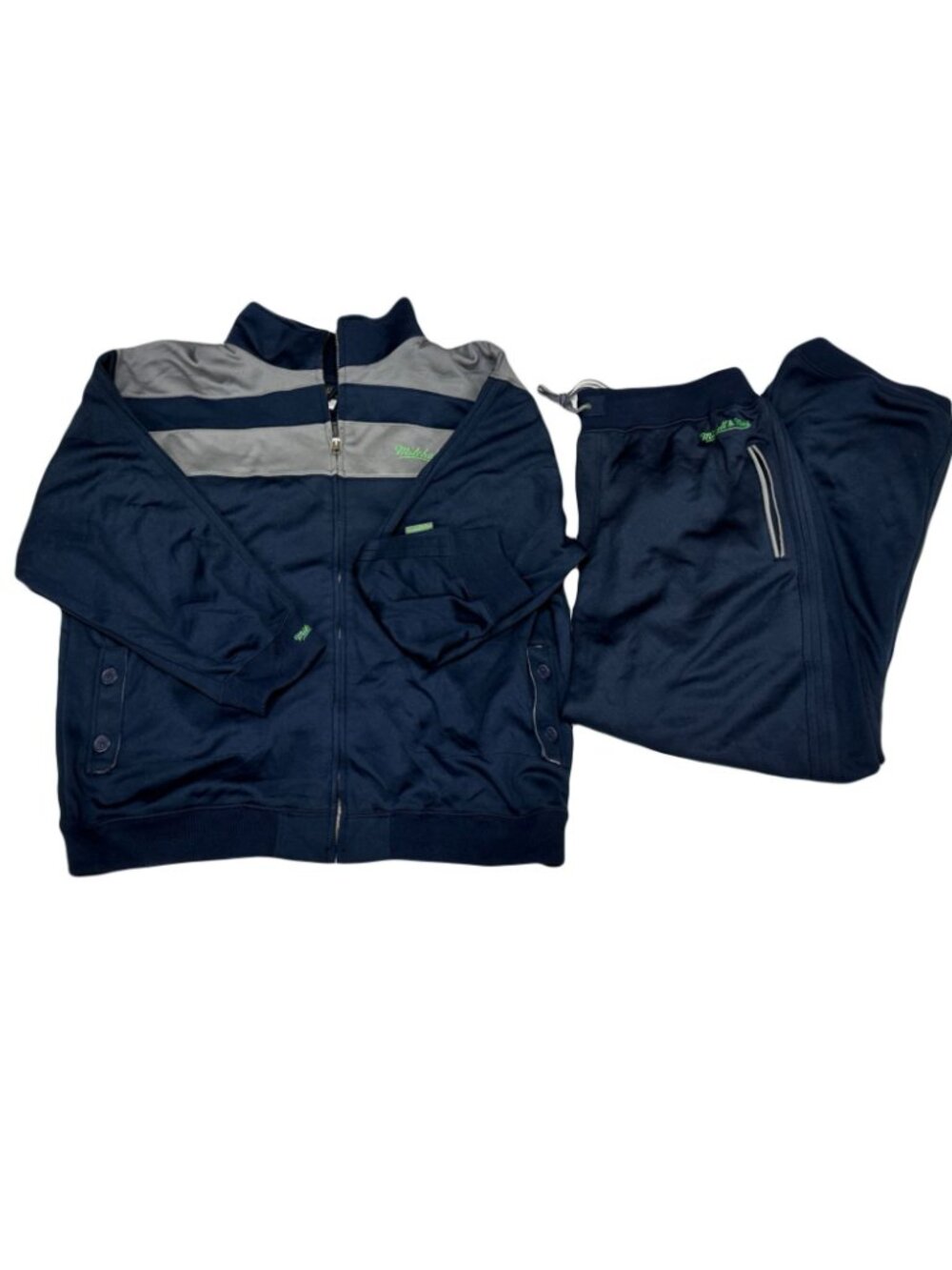 Mitchell & Ness ATHLETIC WARM UP JACKET & PANT JOGGER SET - 3XL NWT